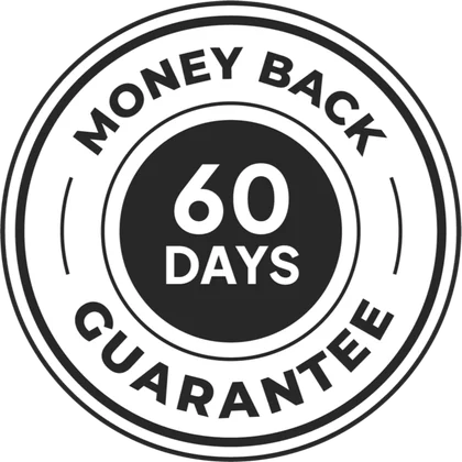 60 day money back guarantee